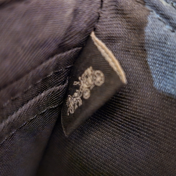 F87934 Coach Double Zip Wallet In Signature Black Leather - Picture 11 of 14